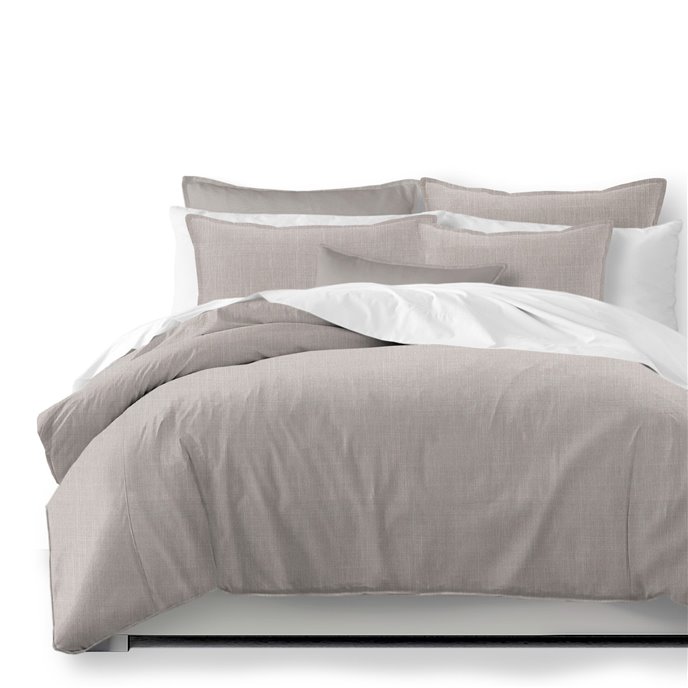 Austin Taupe Coverlet and Pillow Sham(s) Set - Size Super King Thumbnail