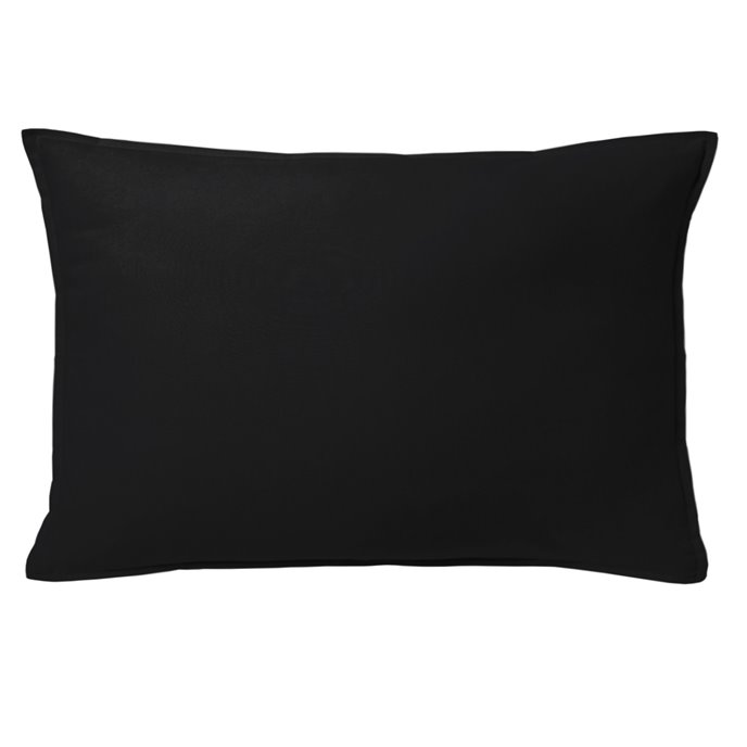 Braxton Black Decorative Pillow - Size 14"x20" Rectangle Thumbnail