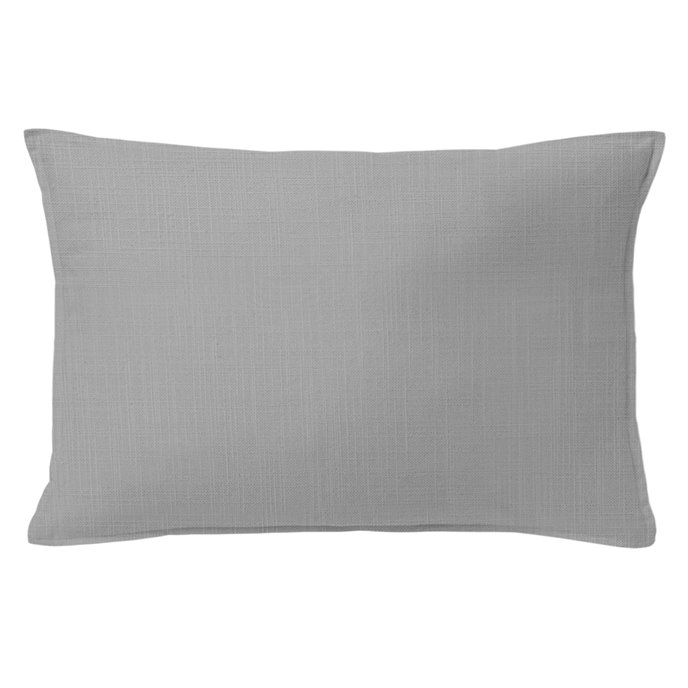 Ancebridge Dove Gray Decorative Pillow - Size 14"x20" Rectangle Thumbnail