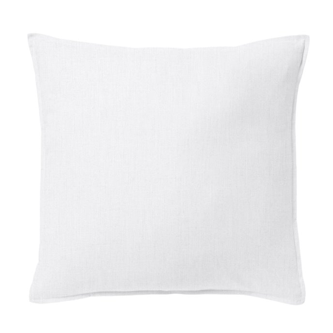 Sutton White Decorative Pillow - Size 24" Square Thumbnail