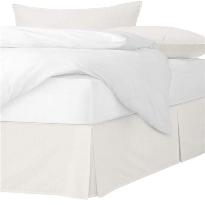 Sutton Pearl Platform Bed Skirt - Size Full 18" Drop Thumbnail