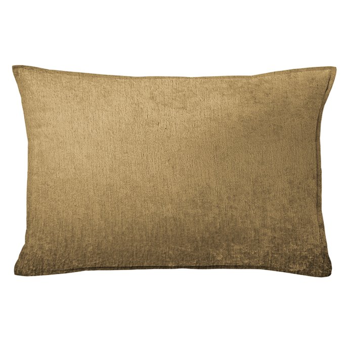 Juno Velvet Gold Decorative Pillow - Size 14"x20" Rectangle Thumbnail