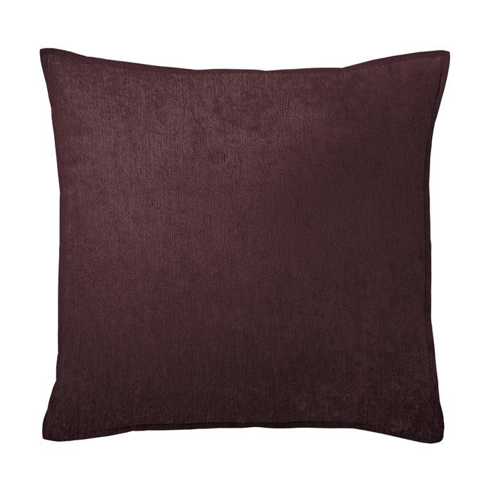 Juno Velvet Bordeaux Decorative Pillow - Size 24" Square Thumbnail