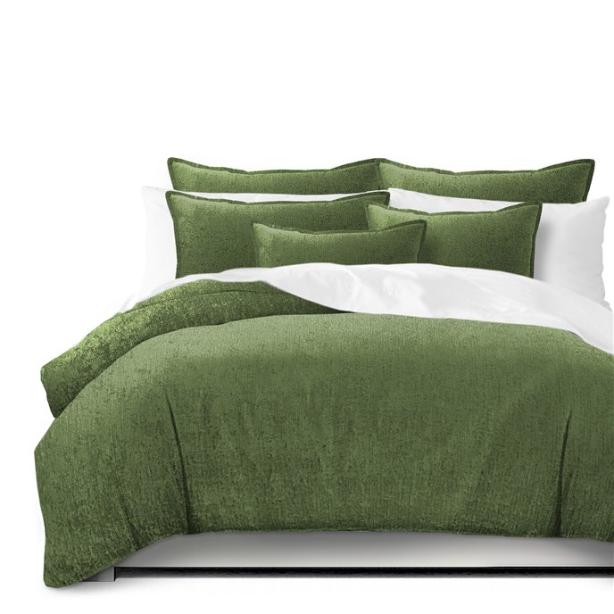 Juno Velvet Caper Coverlet and Pillow Sham(s) Set - Size Twin Thumbnail