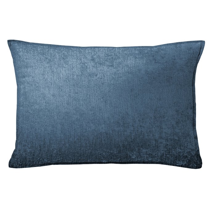 Juno Velvet Bluebell Decorative Pillow - Size 14"x20" Rectangle Thumbnail