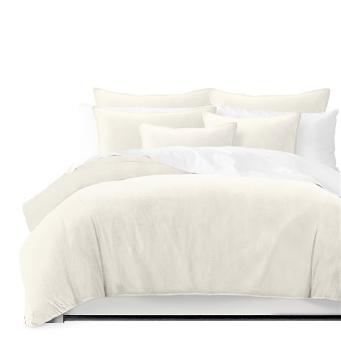 Vanessa Ivory Comforter and Pillow Sham(s) Set - Size King / California King Thumbnail