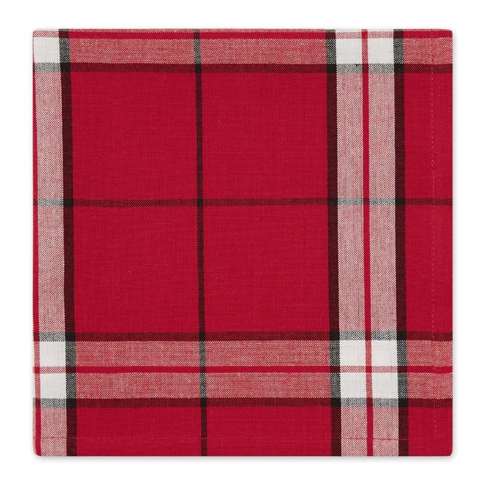 Sleigh Bells Plaid Napkin Thumbnail