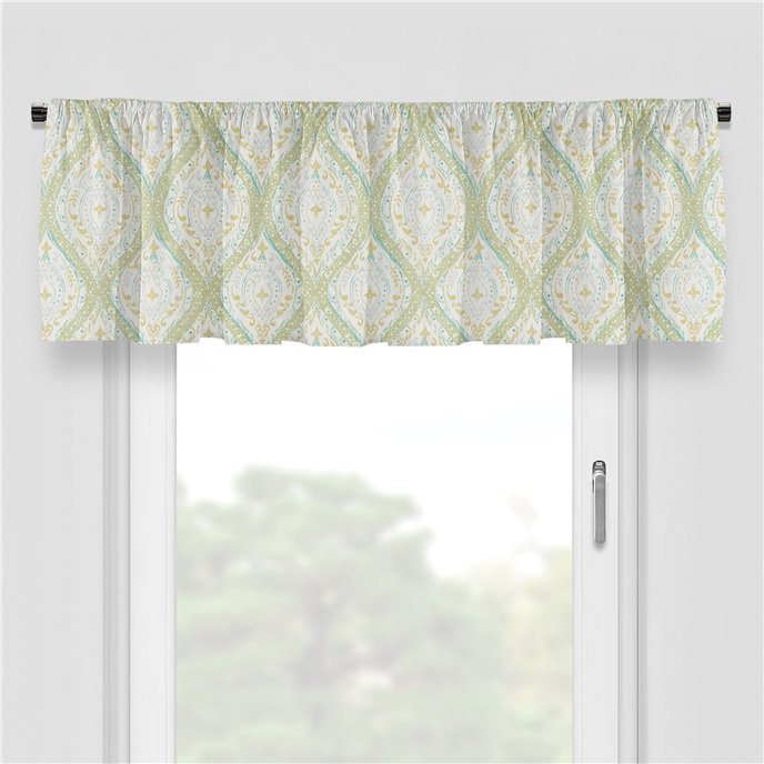 Cressida Green Tea Tailored Valance Thumbnail