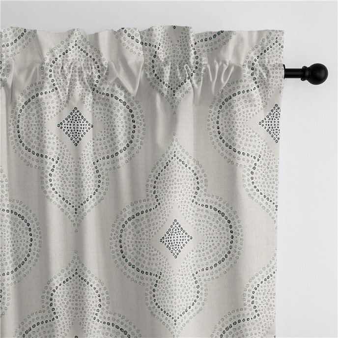 Shiloh Linen Pole Top Drapery Single Panel - Size (50" W x 84" L) Thumbnail