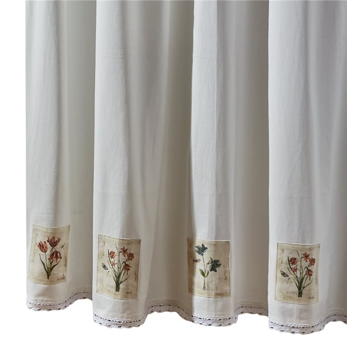 Antiquarian Blooms Shower Curtain 72X72 Thumbnail