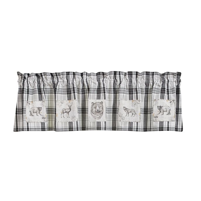 Refined Rustic Lined Patch Valance 60X14 Thumbnail