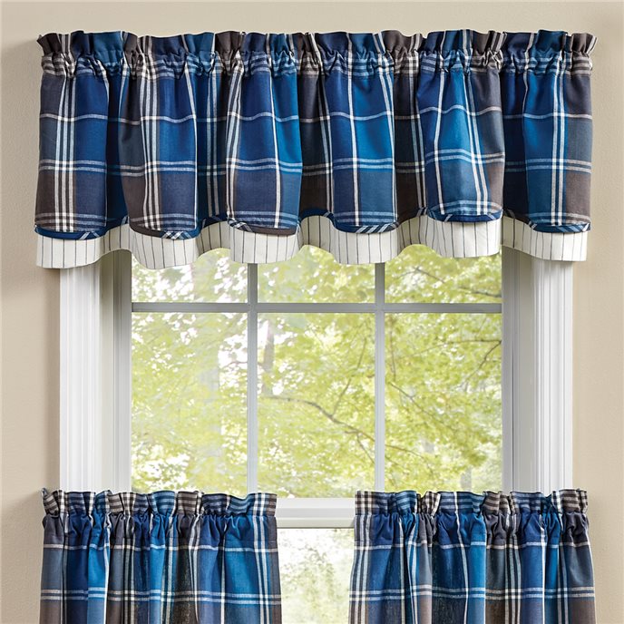 Rainy Lake Lined Layered Valance 72X16 Thumbnail