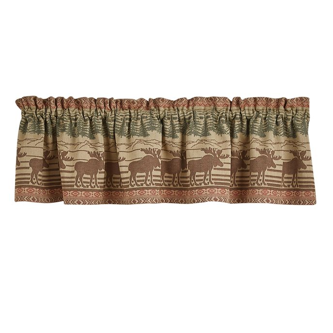 Moose Jacquard Valance 72X14 Thumbnail