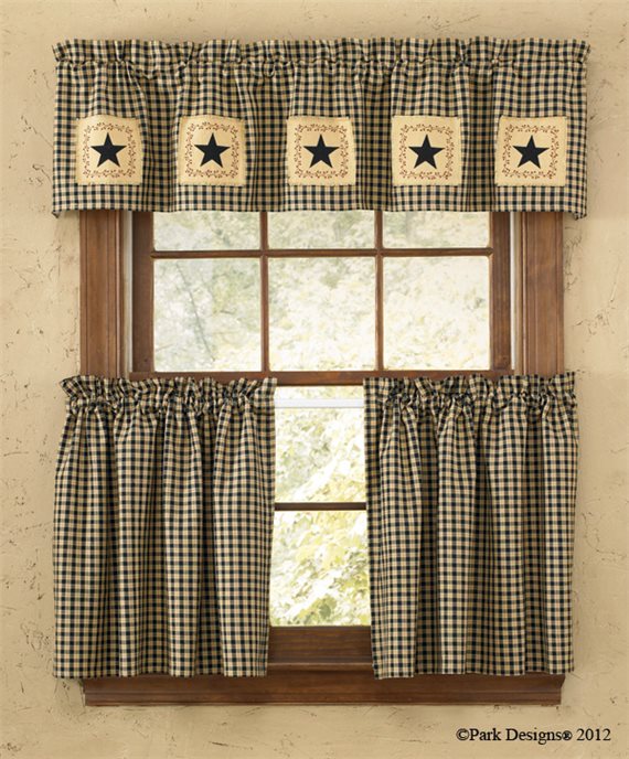 Star Patch Lined Valance 60X14 Thumbnail