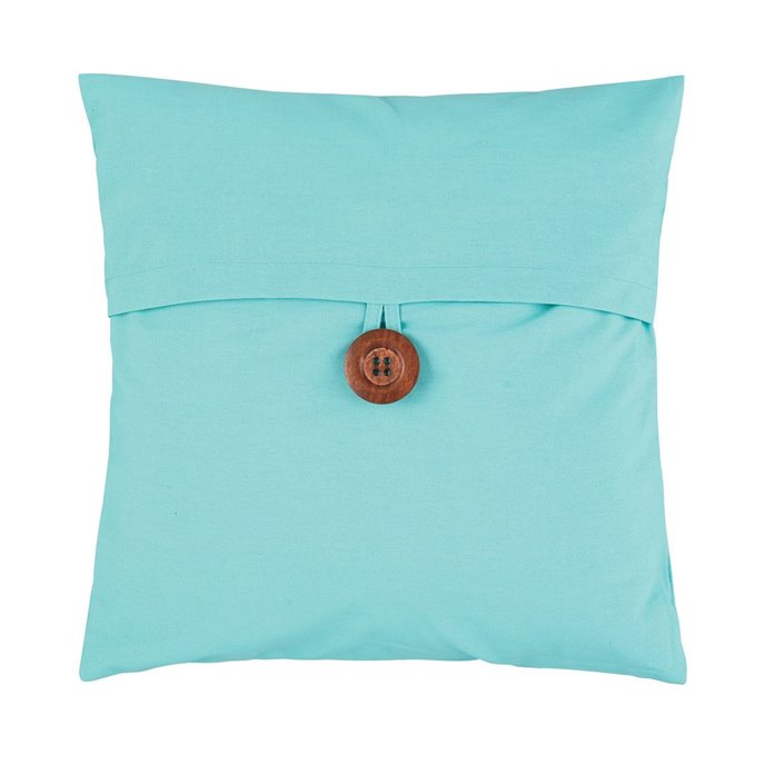 Aqua Envelope Throw Pillow Thumbnail