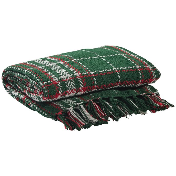 Holiday Spruce Plaid Throw Thumbnail