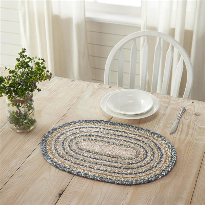 Kaila Jute Oval Placemat 13x19 Thumbnail