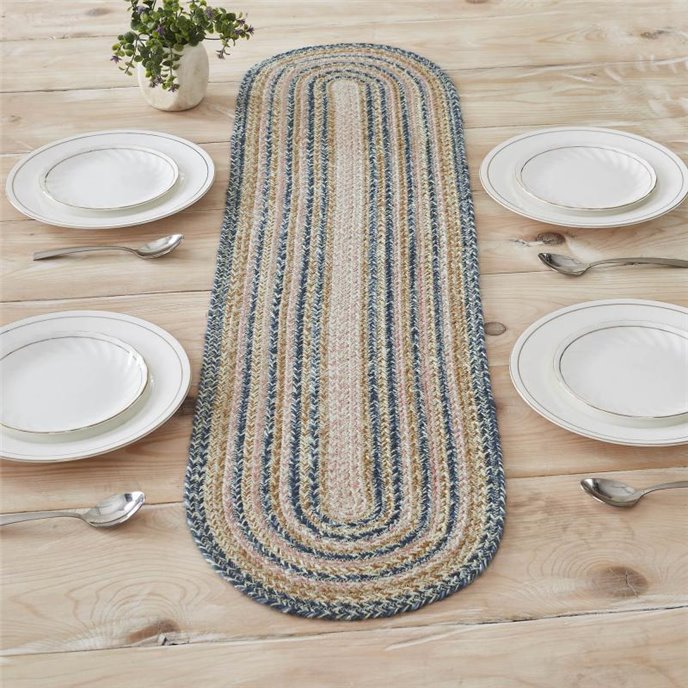 Kaila Jute Oval Runner 12x48 Thumbnail