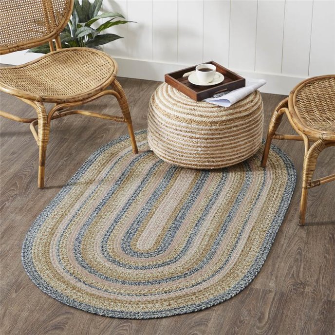 Kaila Jute Rug Oval w/ Pad 36x60 Thumbnail