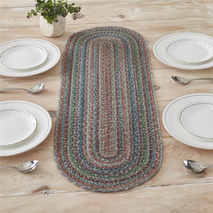 Multi Jute Oval Runner 12x36 Thumbnail