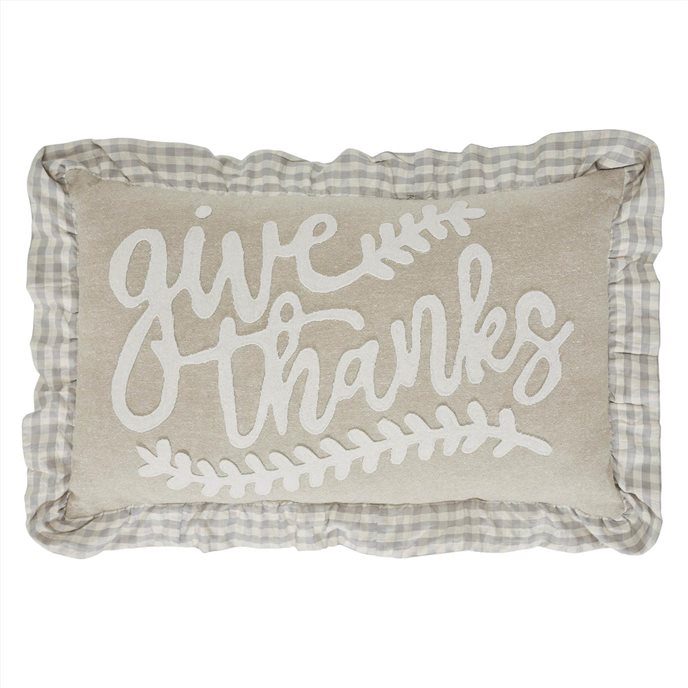 Grace Give Thanks Pillow 14x22 Thumbnail