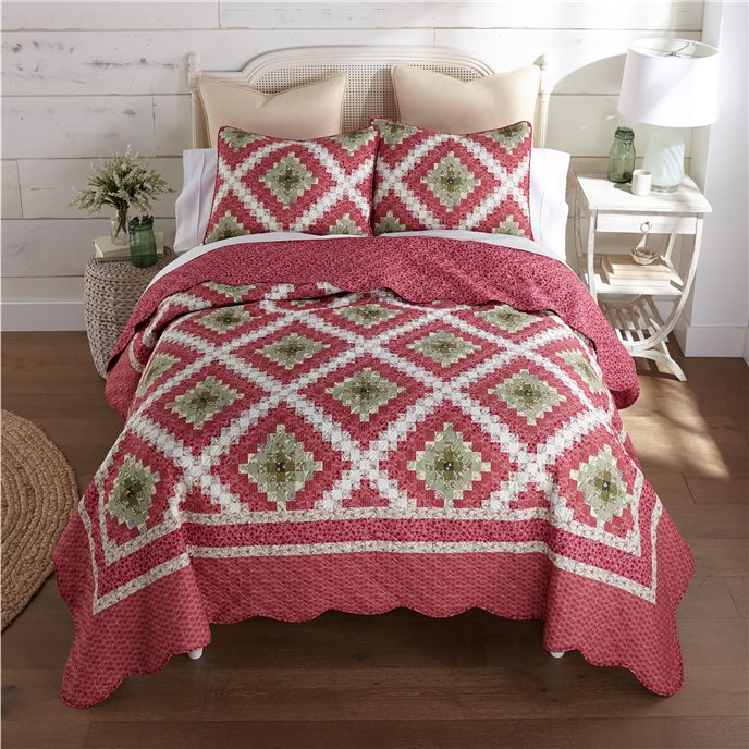 Sweet Melon 3 PC King Quilt Set Thumbnail