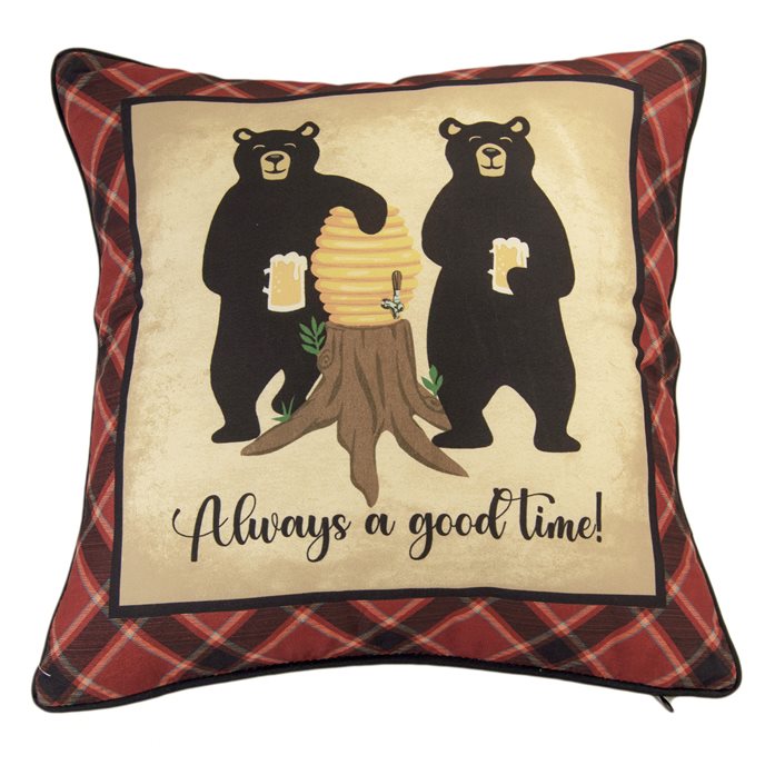 Forest Grove "Good Time" Decorative Pillow Thumbnail