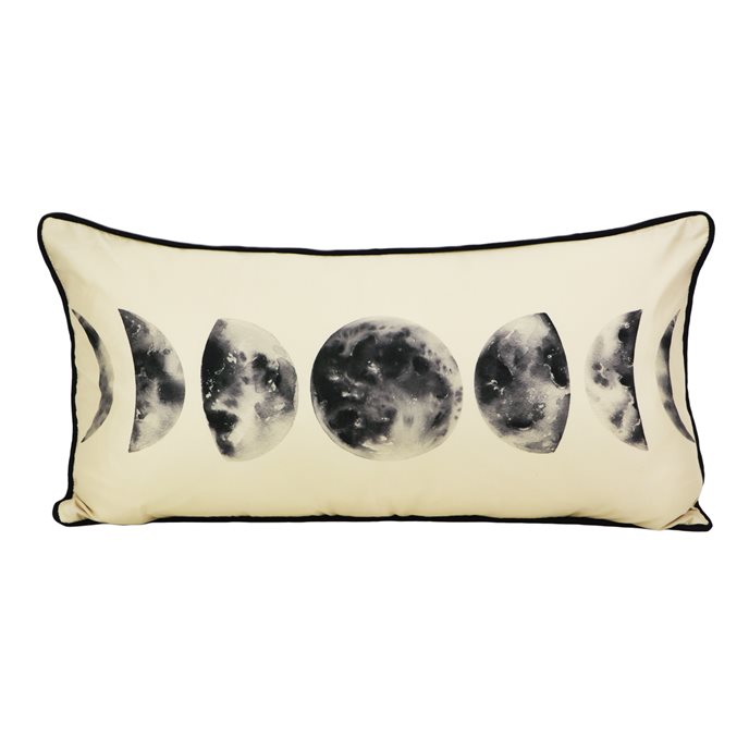 Forest Symbols Decorative Pillow (Moon) Thumbnail