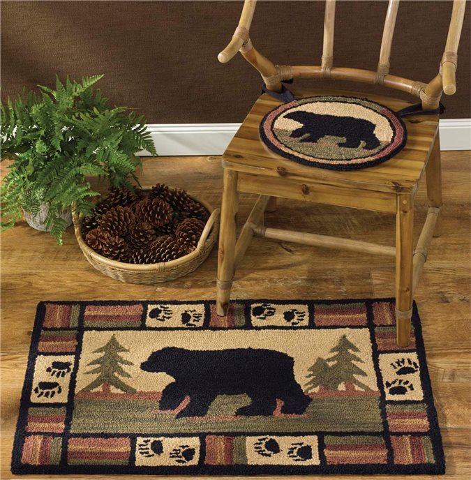 Adirondack Bear Hook Rug 24X36 Thumbnail