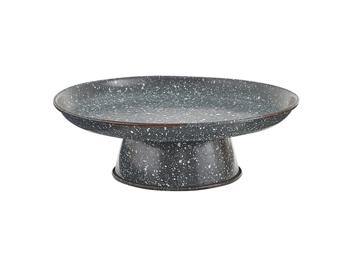 Granite Enamelware Cake Pedestal Gray Thumbnail