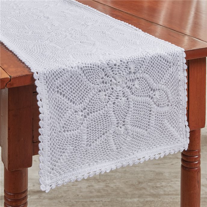 Kadia Crochet Lace Table Runner 13X36 Thumbnail