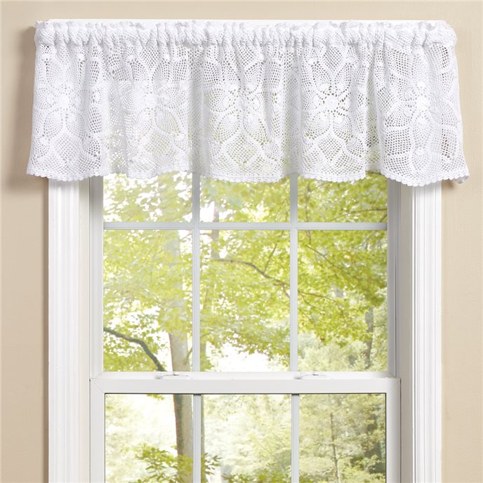 Kadia Crochet Lace Valance 60X14 Thumbnail