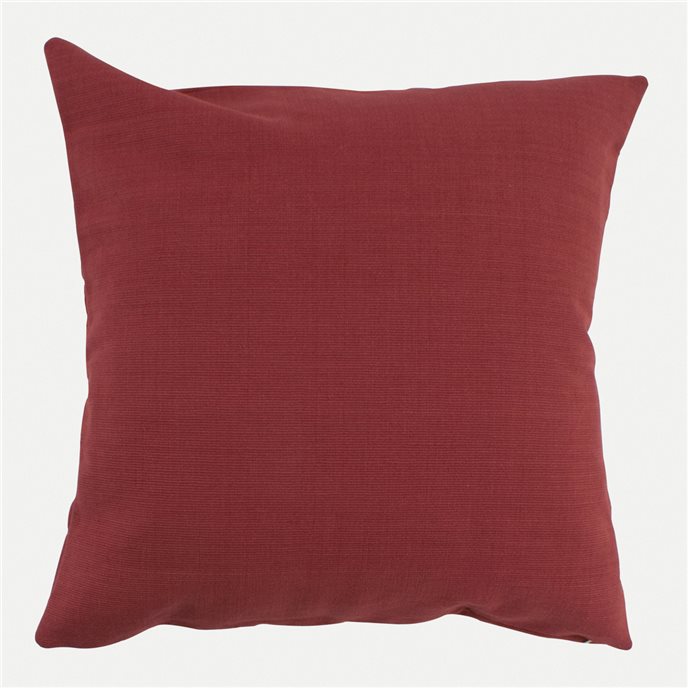 Essentials Rib Pillow Cover Merlot Thumbnail