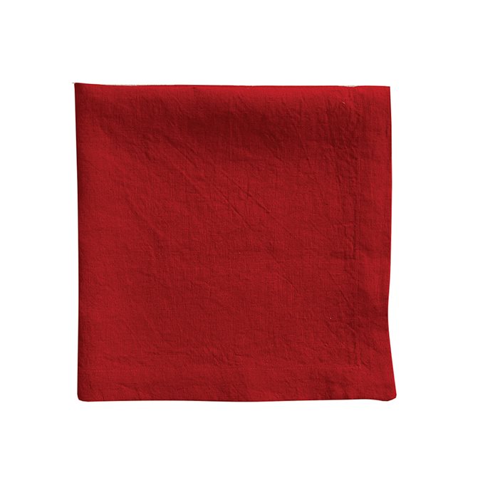Linen Napkin Red Thumbnail