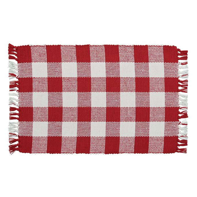 Wicklow Check Placemat Red/Cream Thumbnail