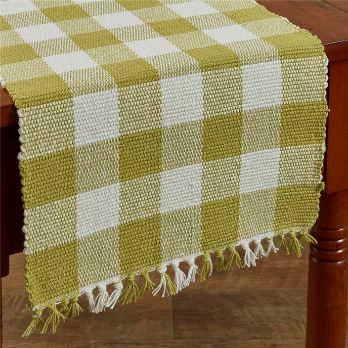 Wicklow Table Runner -Yarn 13X36 Aloe Thumbnail