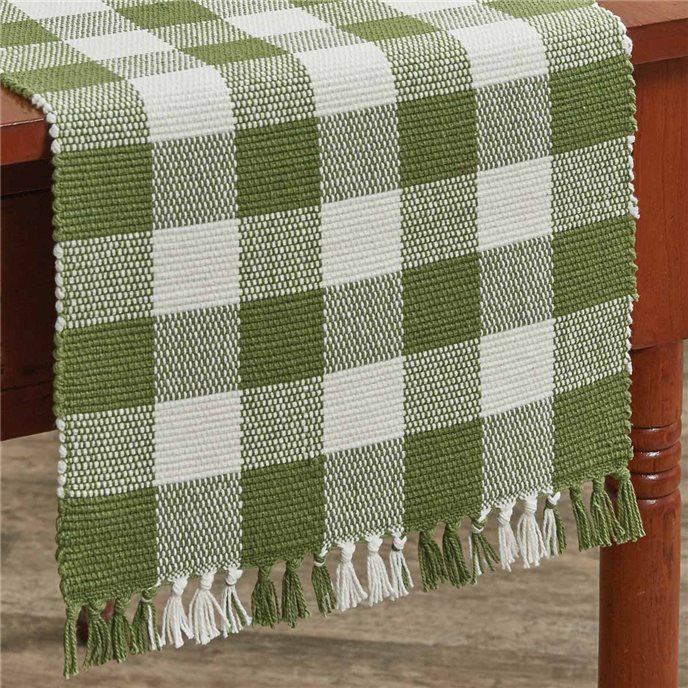 Wicklow Check Table Runner 13X54 Sage Thumbnail