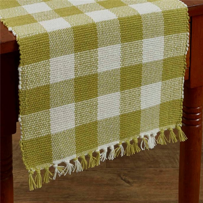 Wicklow Table Runner -Yarn 13X54 Aloe Thumbnail