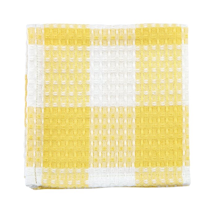 Wicklow Check Dishcloth Yellow Thumbnail