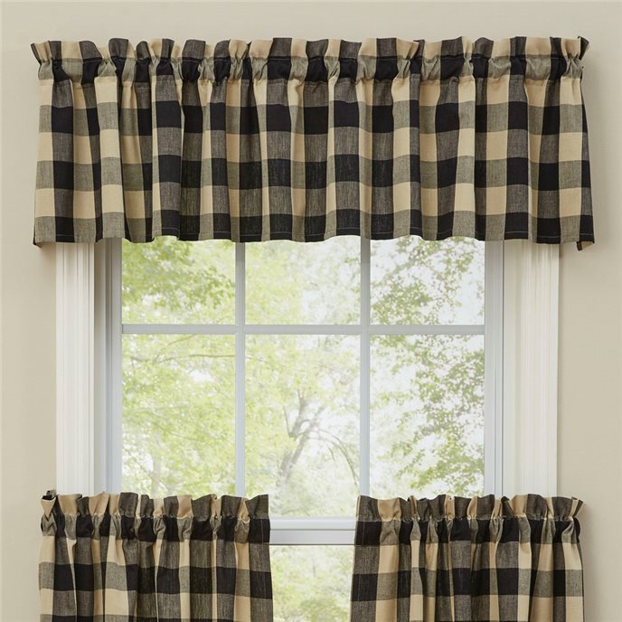 Wicklow Valance 72X14 Black Thumbnail