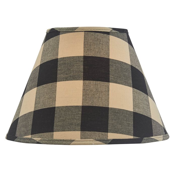 Wicklow Check Lampshade 12" - Black Thumbnail