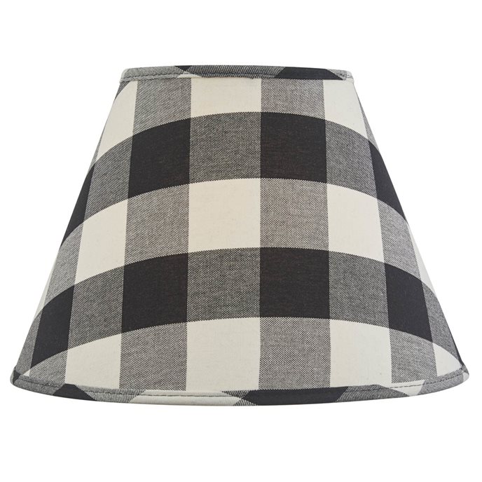 Wicklow Check Lampshade 12" - Black/Cream Thumbnail