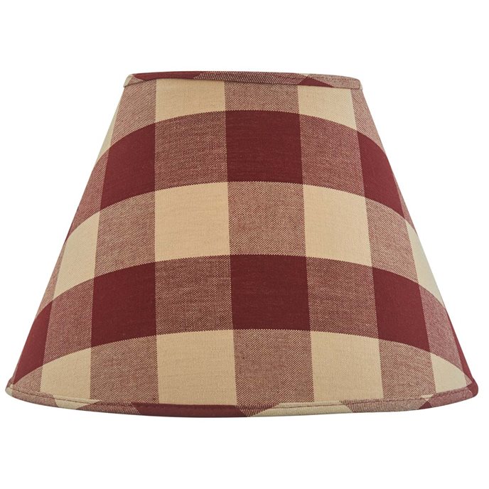 Wicklow Check Lampshade 12" - Garnet Thumbnail