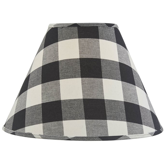 Wicklow Check Lampshade 14" - Black/Cream Thumbnail