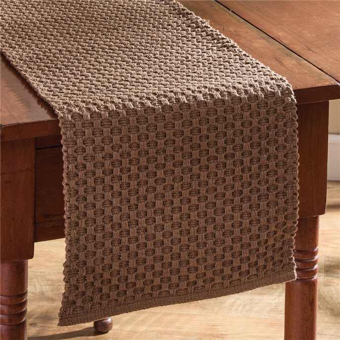 Chadwick Table Runner 13"X54" - Brown Thumbnail