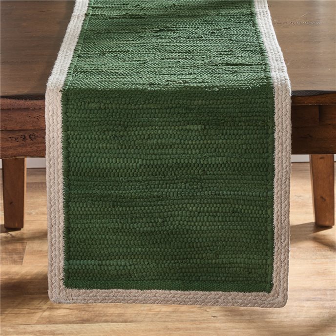 Dune Table Runner 15X72 - Green Thumbnail