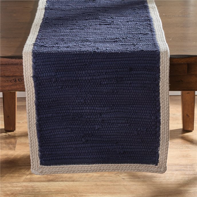 Dune Table Runner 15X72 - Navy Thumbnail