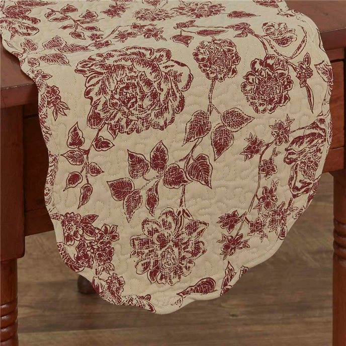 Rustic Floral Table Runner 13X36 Thumbnail