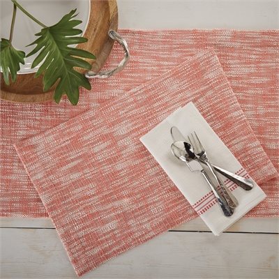 Milange Table Runner 15X72 Coral Thumbnail