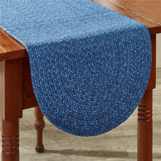 Spice Bin Braided Table Runner 15X36 - Blue Spice Thumbnail